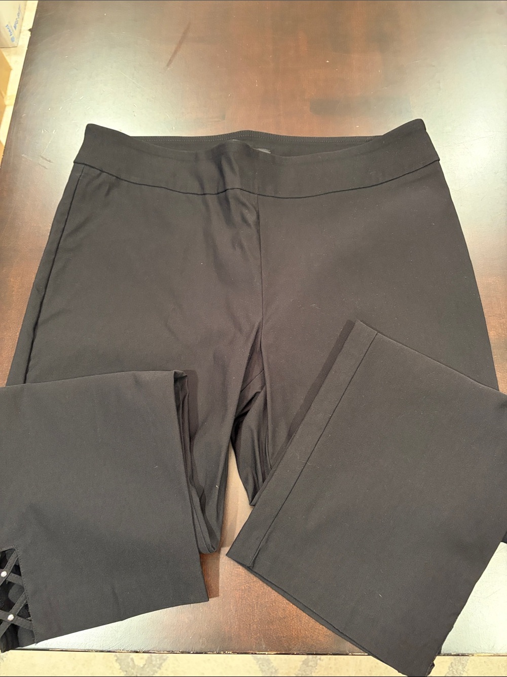 Counterparts Black Straight-Leg Ponte Pants